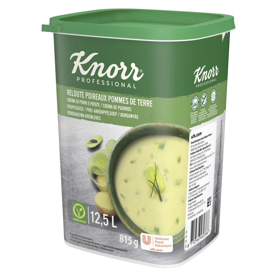 Knorr Burgonyás Póréhagymakrémleves 0.815kg
