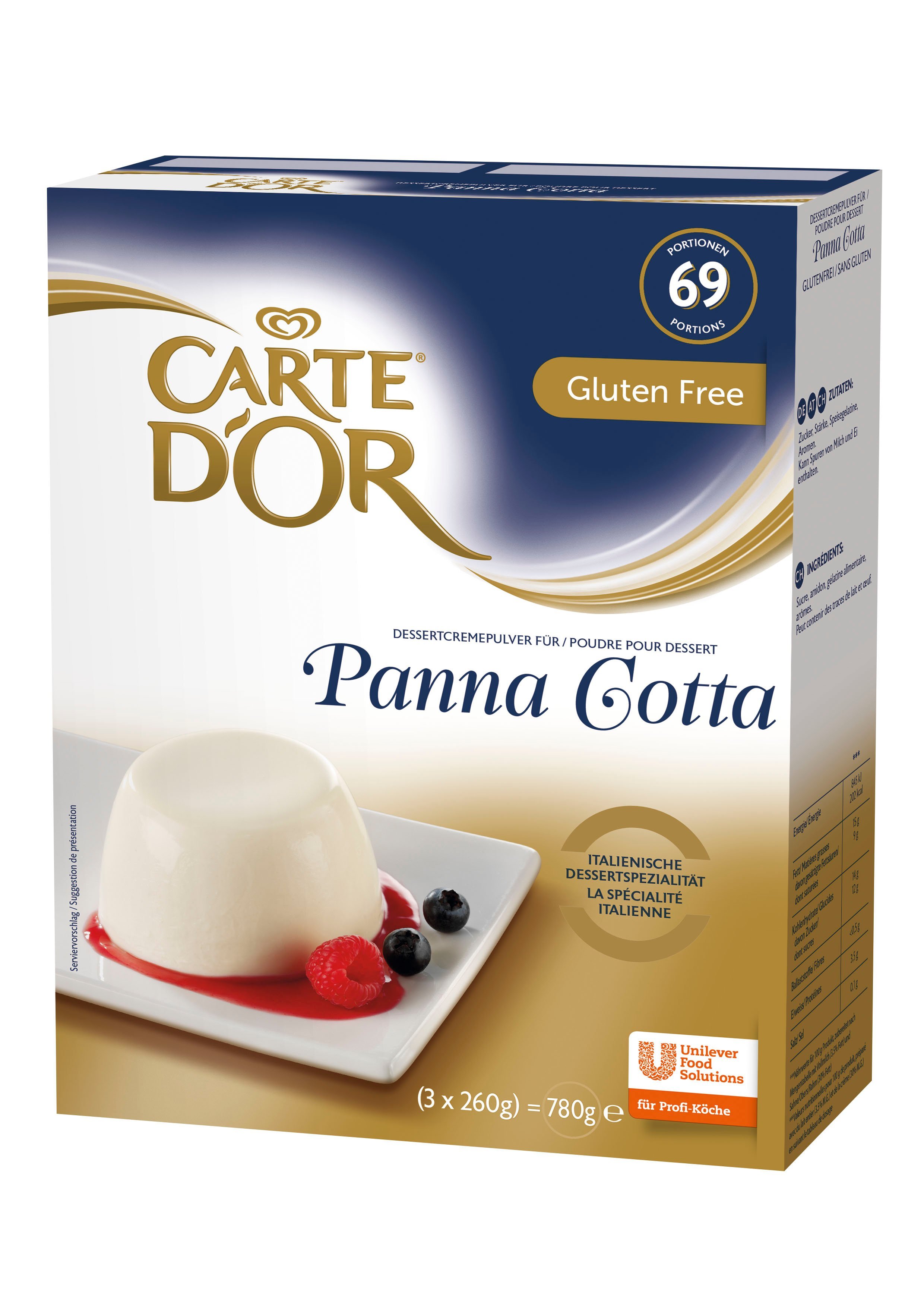 CARTE d'OR Pannacotta 0,78 kg - 