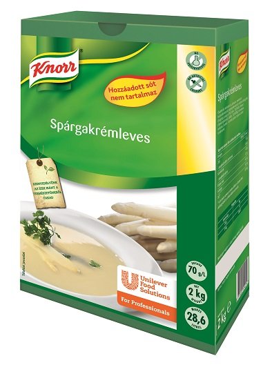 KNORR Spárgakrémleves hozzáadott só nélkül 2 kg