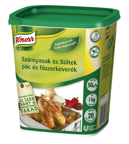 KNORR Szárnyasok és Sültek pác és fűszerkeverék 1kg