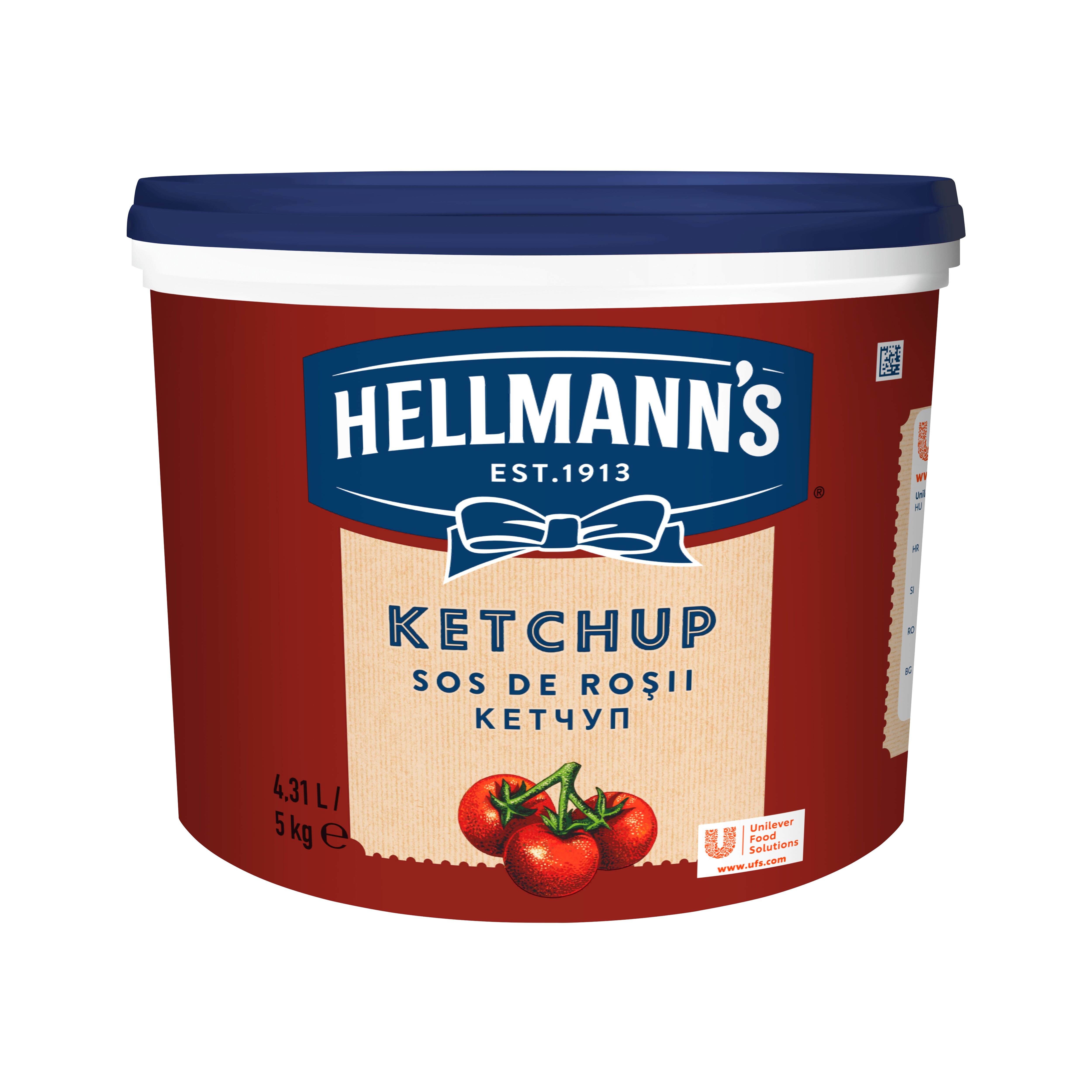 HELLMANN'S Ketchup vödrös 5 kg - 