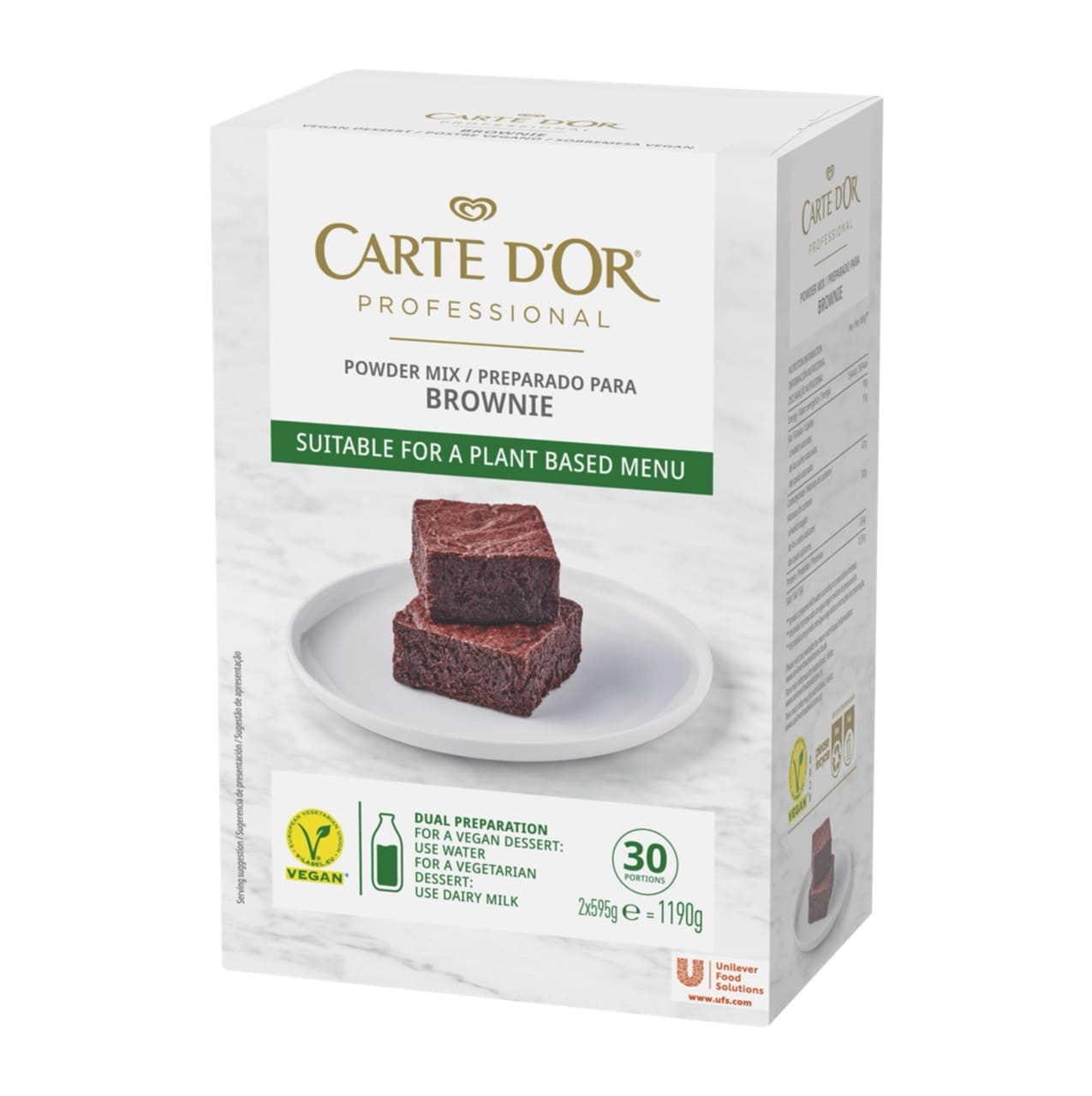 Carte d'Or Professional Brownie alap - A csokoládés desszertek között a brownie örök kedvenc a vendégek körében.