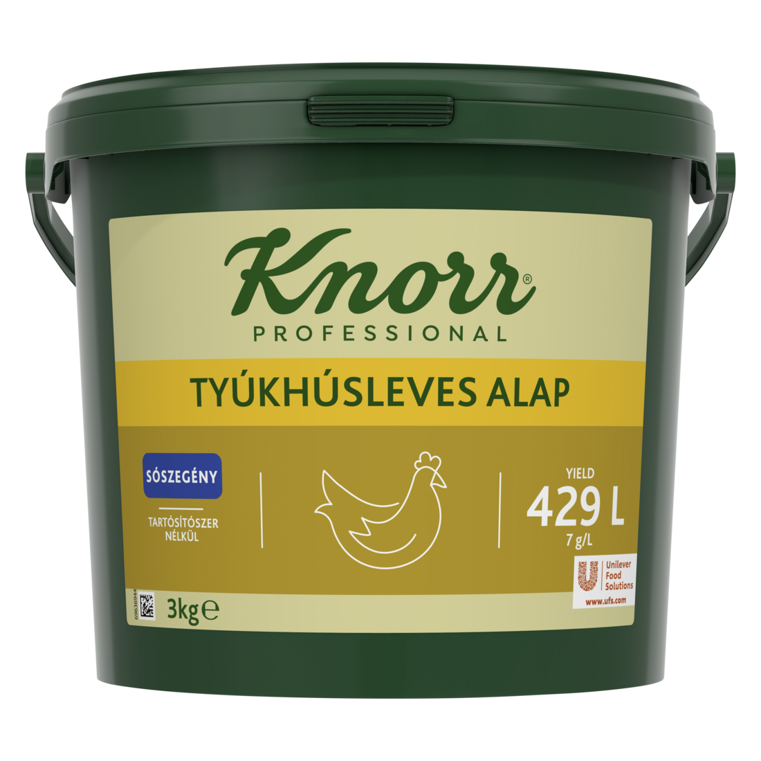 KNORR Tyúkhúsleves alap - Sószegény 3kg - 