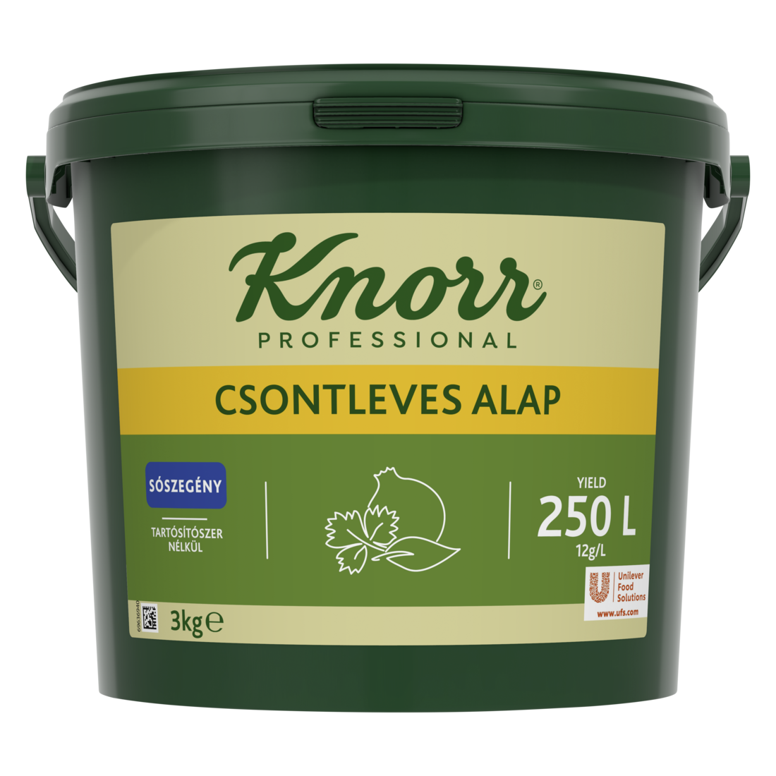 KNORR Csontleves alap - Sószegény 3kg - 