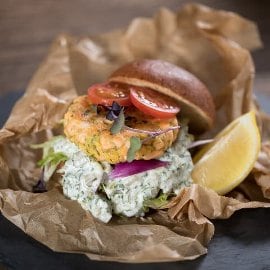 Citrusos lazacburger