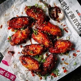 Teriyaki csirkeszárnyak Teriyaki csirkeszárnyak