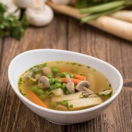 Zöldségleves (7-10 éves korcsoport, allergénmentes alappal)