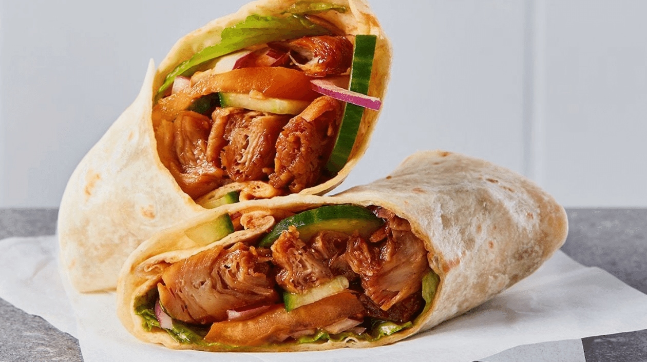 BBQ Wrap The Vegetarian Butcher vegán darabolt csirkehússal – - Recept