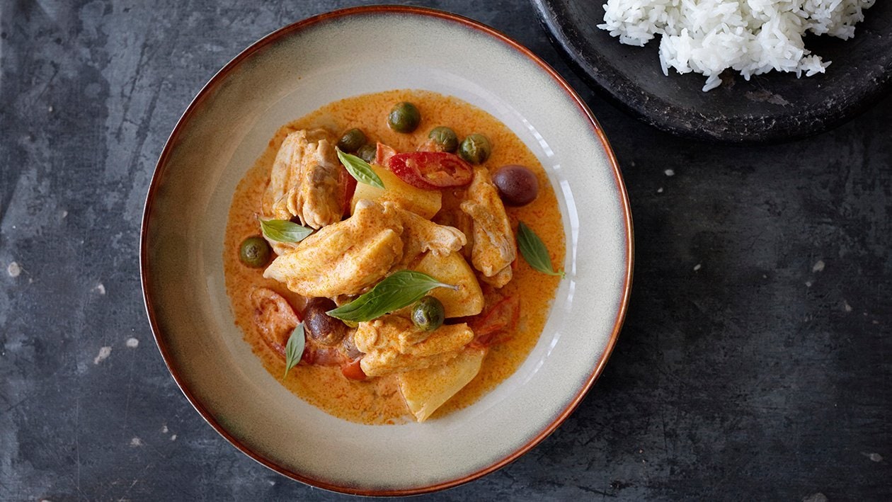 Csirkés vörös curry – - Recept
