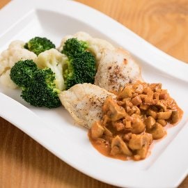 Halfilé bakonyi módra zöldségekkel (7-10 éves korcsoport)