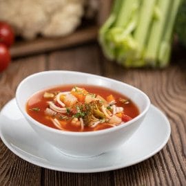 Olaszos zöldségleves (gluténmentes, felnőtt)