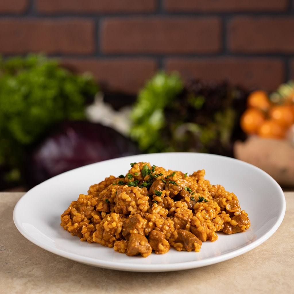 Bulguros "rizseshús" (felnőtt)