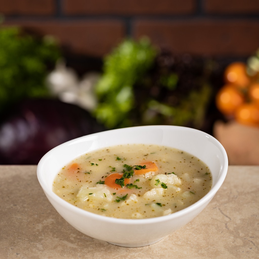 Tejfölös karfiolleves (felnőtt)