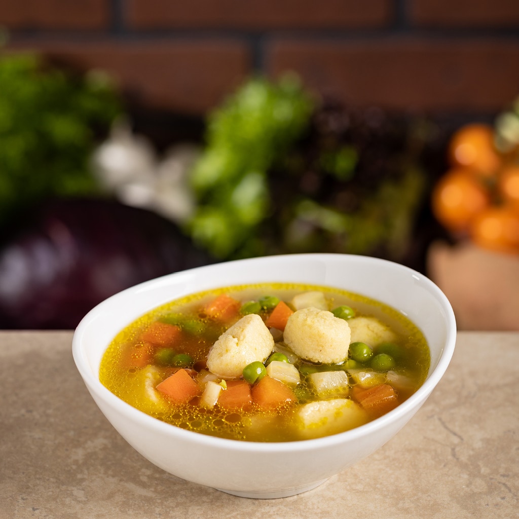 Zöldborsós daragaluska leves (felnőtt) Zöldborsós daragaluska leves (felnőtt)