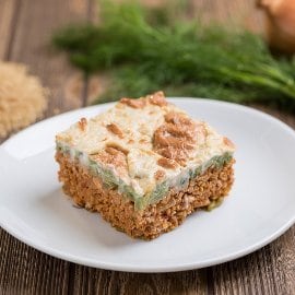 Kapros rakott zöldbab sertéshússal (7-10 éves korcsoport, sómentes alappal)