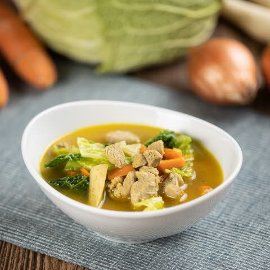 Kelkáposztás pulykaraguleves (felnőtt)