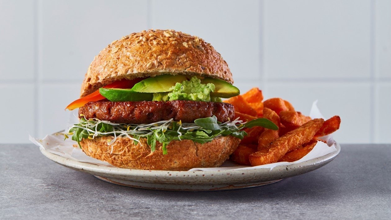 Avocado burger. (The Vegetarian Butcher) – - Recept