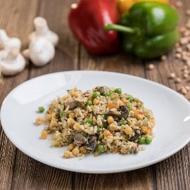 Csicseriborsós rizottó barna rizzsel (7-10 éves korcsoport)