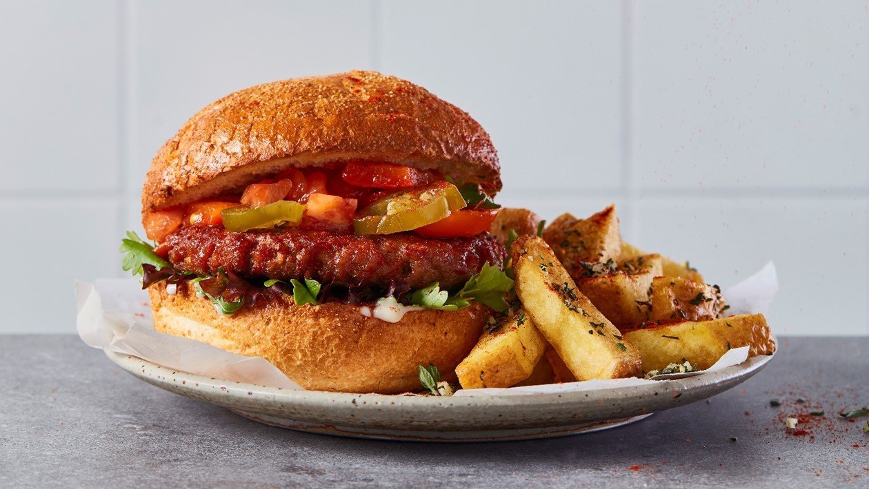 Fűszeres  csípős Hamburger (The Vegetarian Butcher) – - Recept