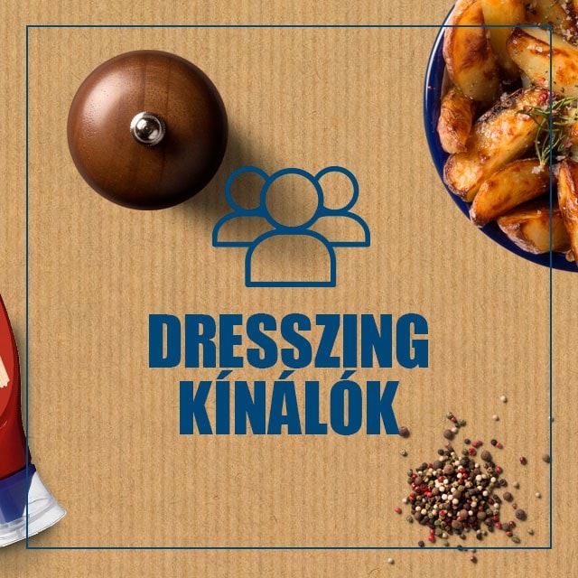 Dresszing kínálók