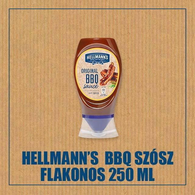 HELLMANN'S BBQ szósz flakonos