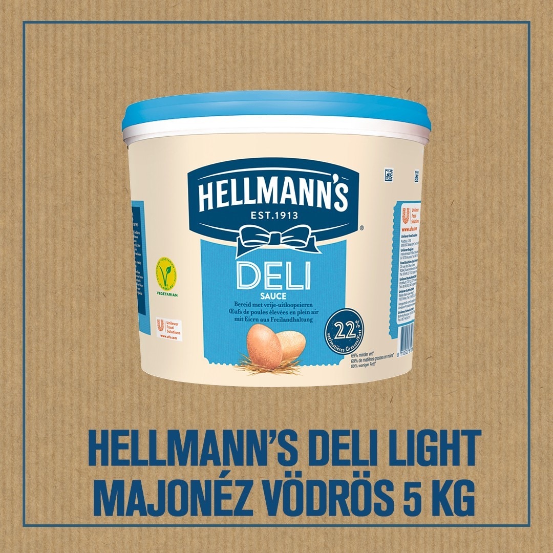 Hellmann's Deli Ligt Majonéz Vödrös 5 kg