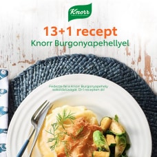 13+1 recept Knorr Burgonyapehellyel