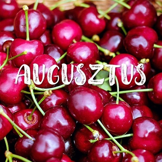 Szezonális inspirációk Augusztus